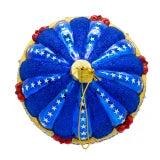 Bellissimo Glass Red, White, & Blue Hot Air Balloon Ornament