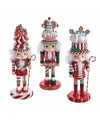 10" Hollywood Nutcrackers™ Candy and Cake Hat Nutcrackers, 3 Assorted
