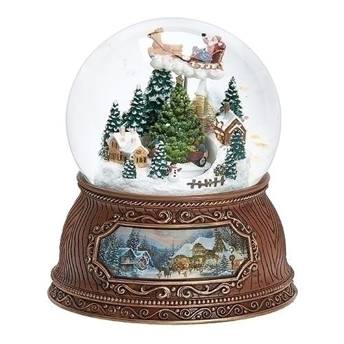 MUSICAL VILLAGE SNOW GLOBE