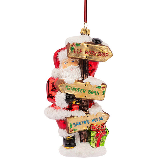 HURAS- Santa With Road Signs