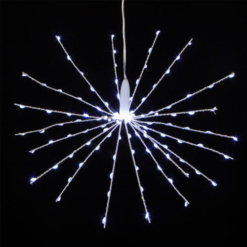 12" 120L Cool White Fairy LED 3D Starbust Light