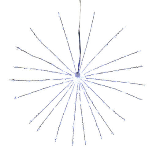 12" 120L Cool White Fairy LED 3D Starbust Light