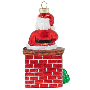 Santas Perch Ornament