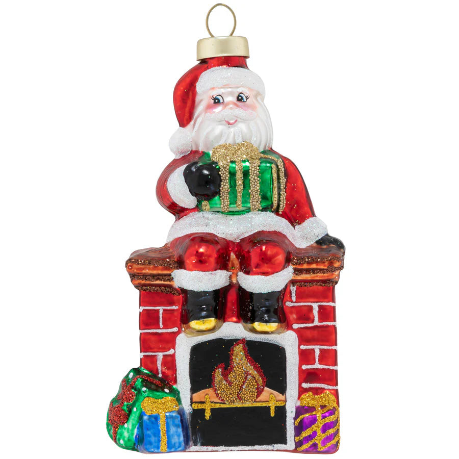 Santas Perch Ornament