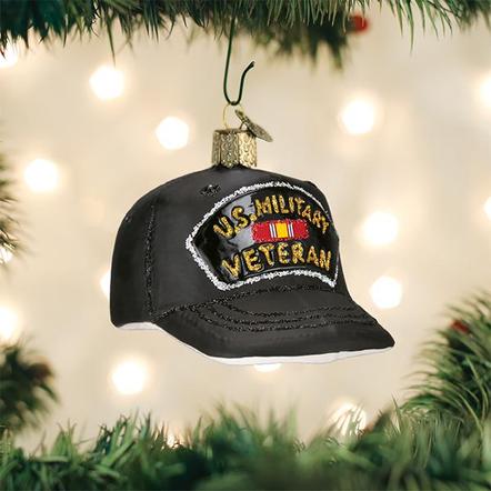 Veterans Hat Ornament