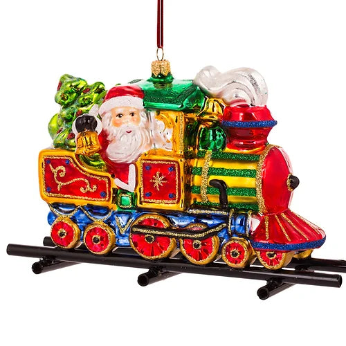 Locomotive with Santa