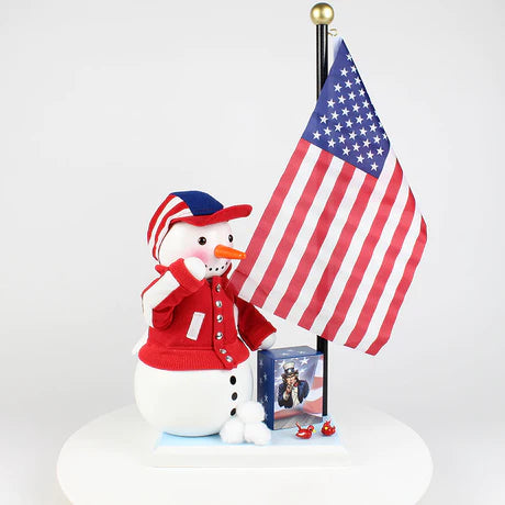 STEINBACH-Patriotic Snowman
